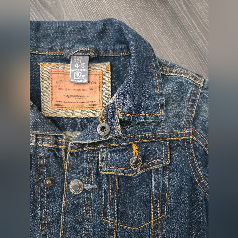 ZARA Kids Denim Jacket - Picture 3 of 10